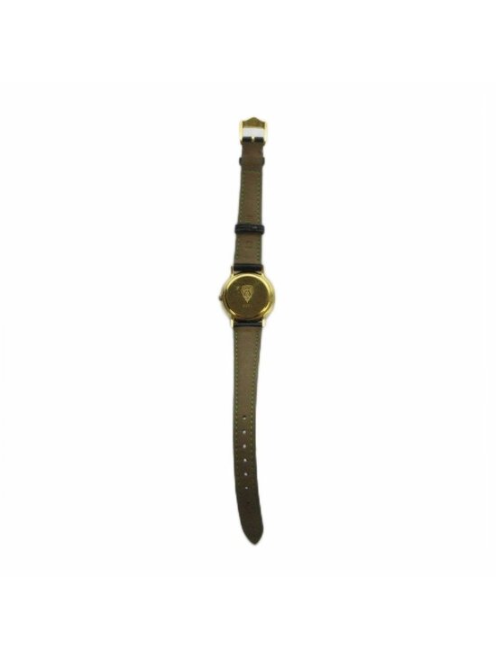 Gucci L Watch Quartz Black Dial Leather Gold main image 4